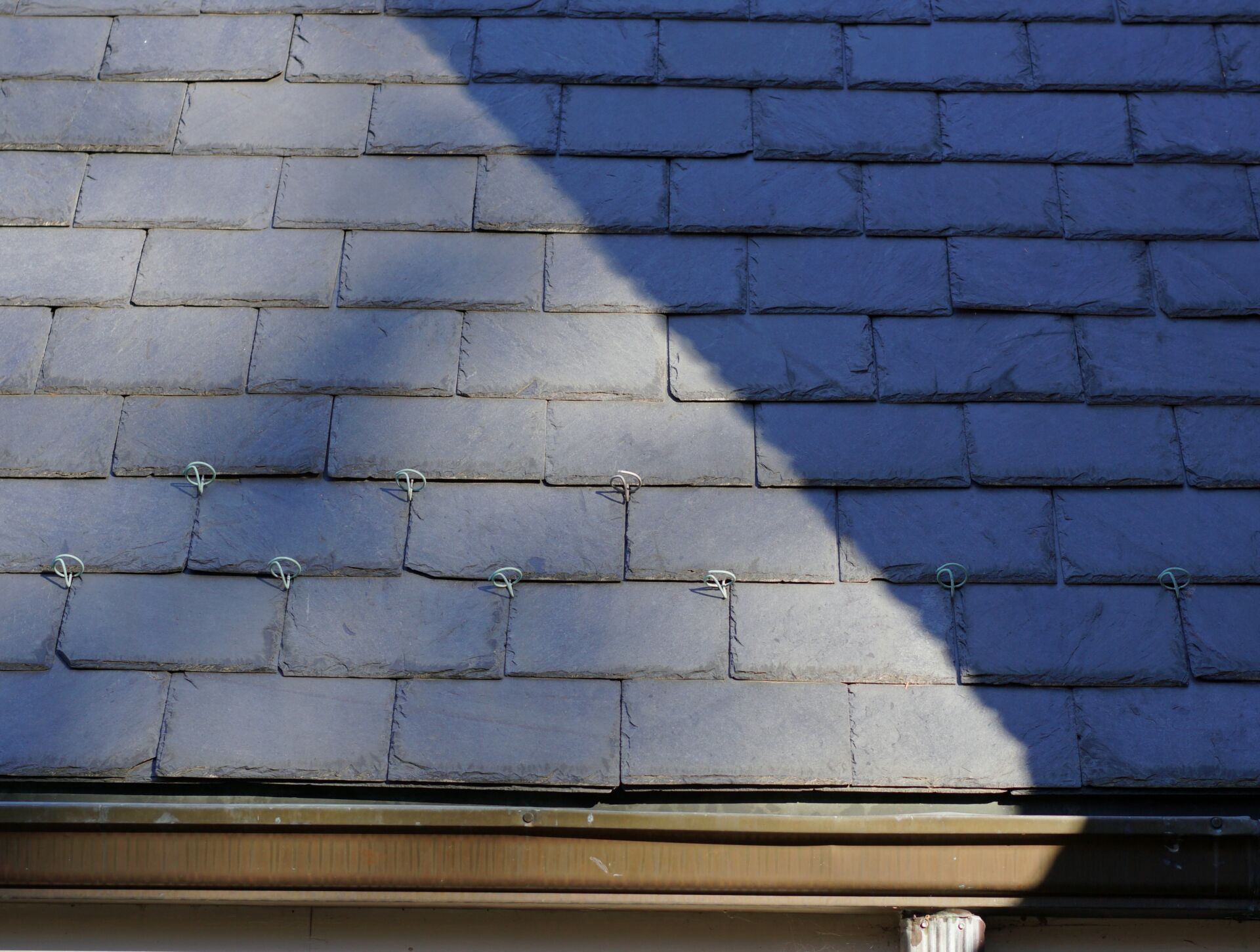 New Slate Tile Roof Installation